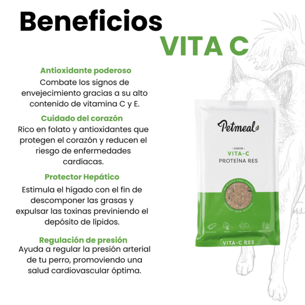 Petmeal Dieta Cocida Natural Perros - Vita C Res - Image 4